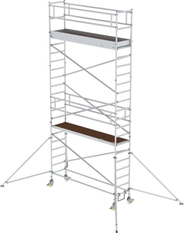 Günzburger Steigtechnik Rollgerüst 0,75 x 3 m mit Ausleger Plattformhöhe 5,35 m - 156546