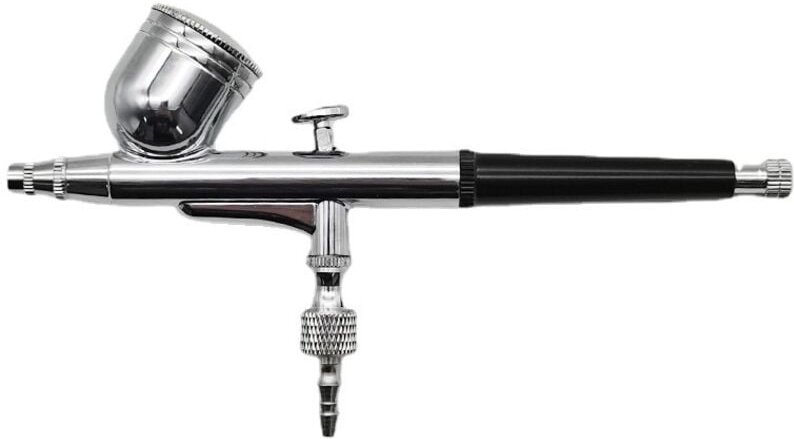 Gravity Feed Dual Action Airbrush Gun Kit für Tattoo Maniküre Spray Modell Air Brush Nail Art 0,3 mm