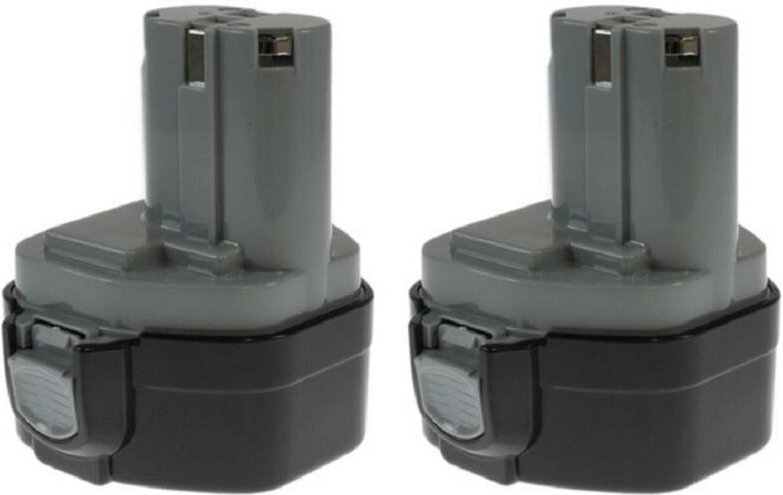 2x Akku für Makita Ni-MH 12V 3300mAh ersetzt 1220, 1222, 1233, 1234, 1235