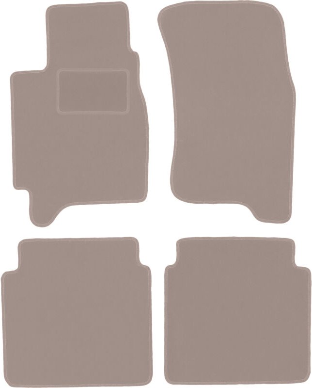 Beige Veloursmatten für: Subaru Legacy II Kombi, Limousine (1993-1998)