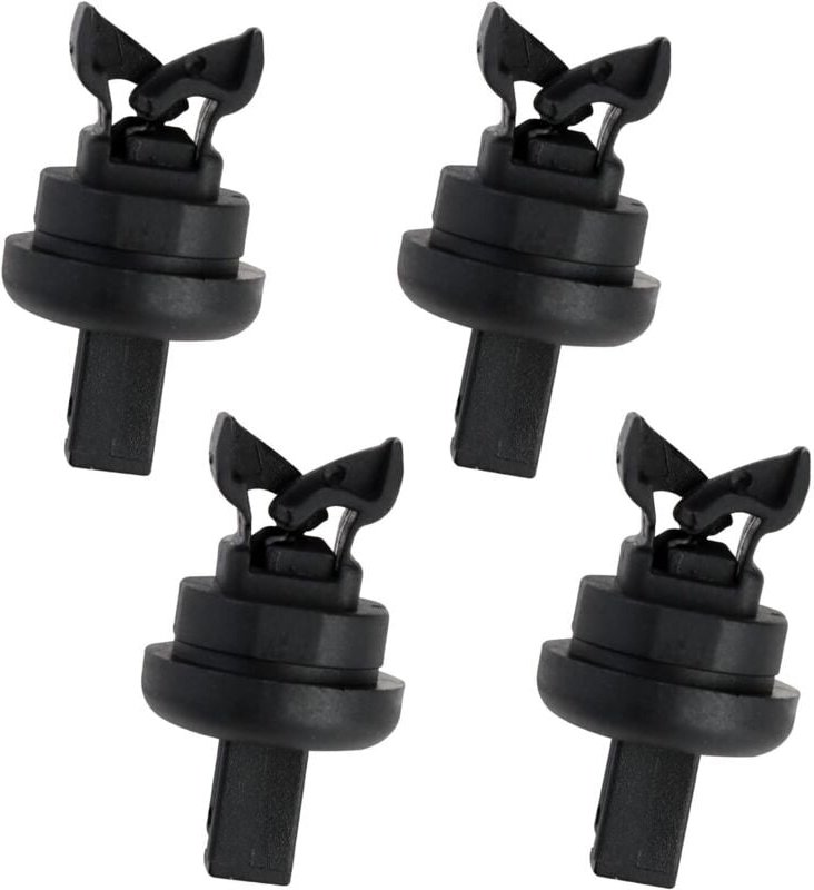 4er-Pack Halteklammer für Heckablage, 7705099001 8200675047, Ersatz kompatibel mit Clio/Megane Auto-Kettenaufhänger-Halt...