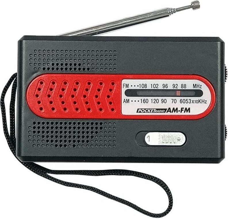KÜKEN AM/FM tragbares Radio mit Batterien