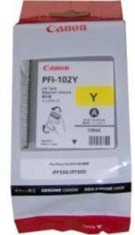 Thumbnail - Tintenpatrone Originalzubehör PFI-102Y ca. 740 Seiten gelb 130ml