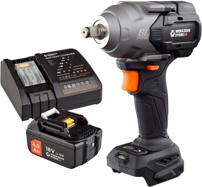 Ws24 - Akku-Drehschlagschrauber wds 18V 1/2" 950 nm / 1x 4,0 Ah Akku + Schnellladegerät