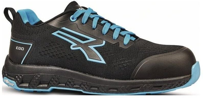 Deon esd S1PS hi hro fo sr Arbeitshalbschuhe - 46 eu - Schwarz / Hellblau - U-power