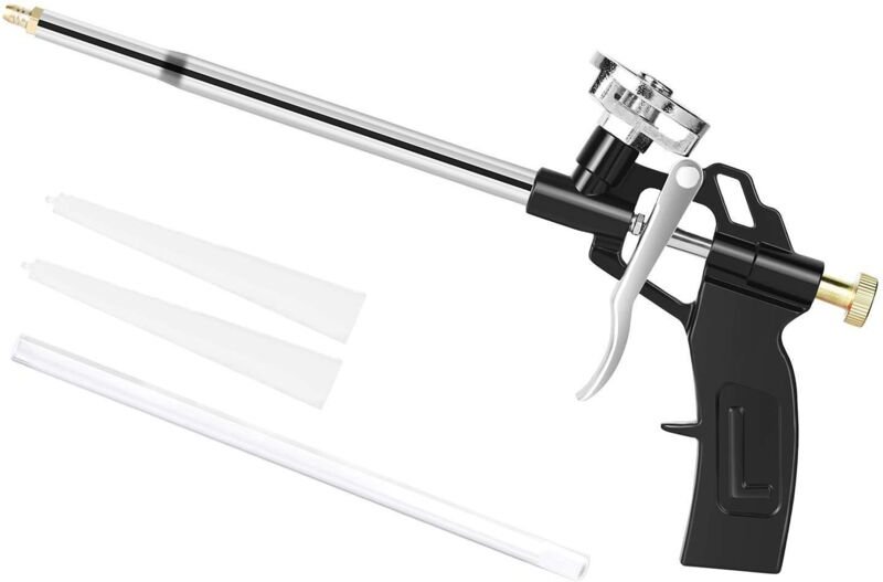 Cyslmuk - Schaumpistole, professionelle expandierende, robuste Polyurethan-Schaumpistole, manuelle Kartuschenpistole