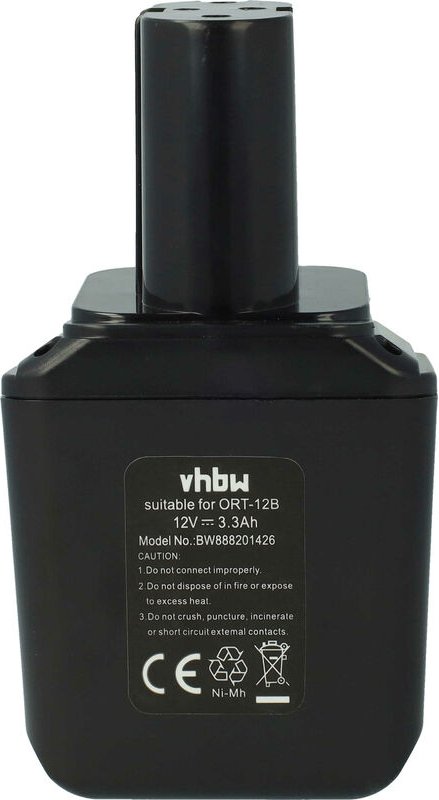 vhbw 1x Akku kompatibel mit Bosch PBM-Serie 1. Generation, GSR-Serie 1. Generation Werkzeug (3000 mAh, NiMH, 12 V)