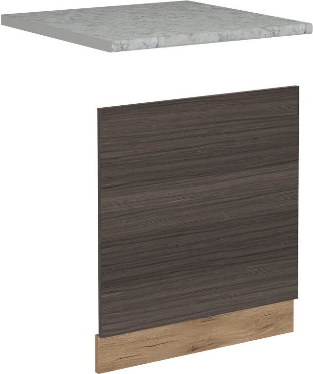 Thumbnail - Vicco - Geschirrspülblende R-Line, Edelgrau, 60 cm , ap Marmor