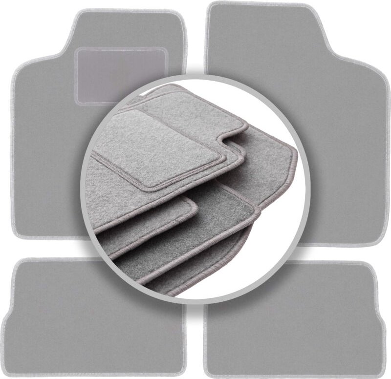 Graue Autofußmatten für: Opel Ascona C Liftback, Limousine (1981-1988)