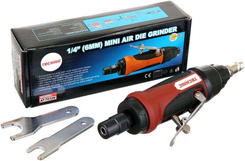 Pneumatischer Zylinderschaft-Schleifer 6mm Zapfen Holz Metall