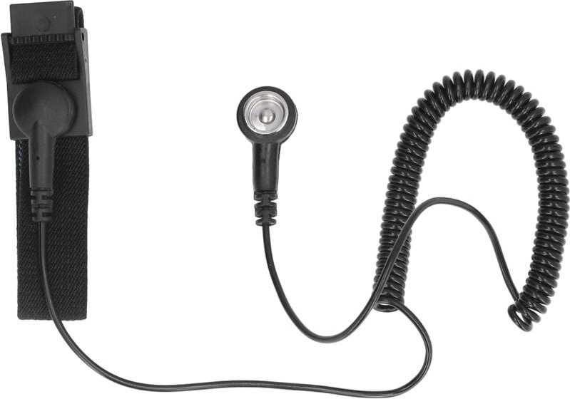 Eujgoov ESD-Antistatik-Armband, Antistatik-Armband, ESD-Antistatik-Armband (Schwarz)