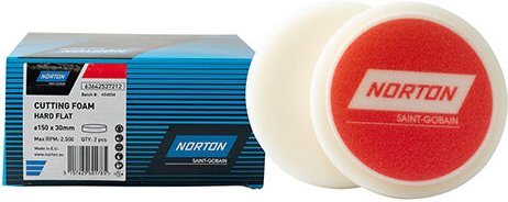 NORTON BUFFER POLIEREN WHITE FLACH DURCHMESSER 150 x 30 mm PCS.1