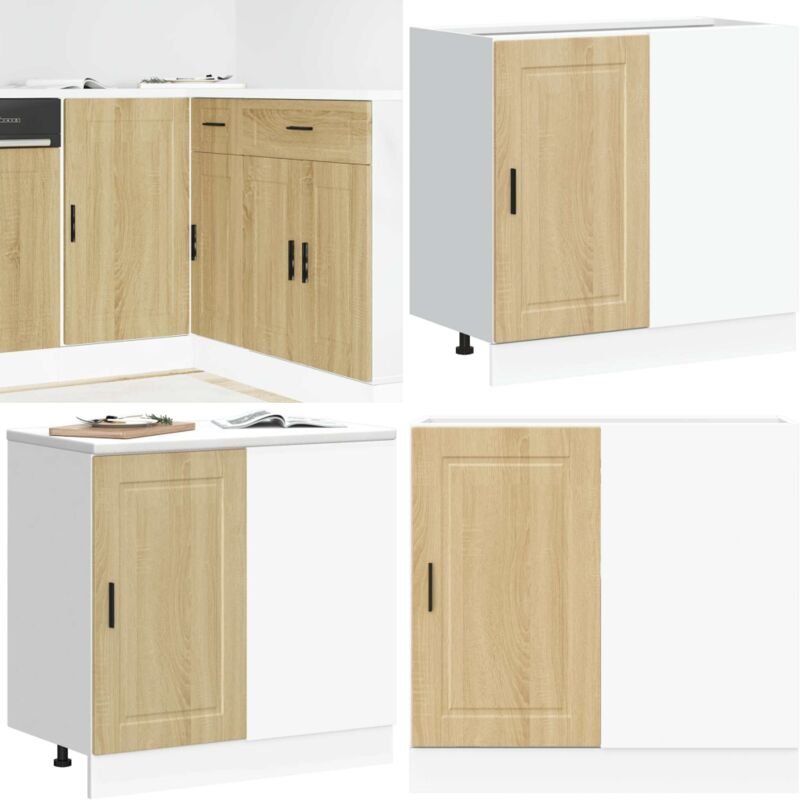 Küchenunterschrank Porto Sonoma-Eiche Holzwerkstoff - Vidaxl