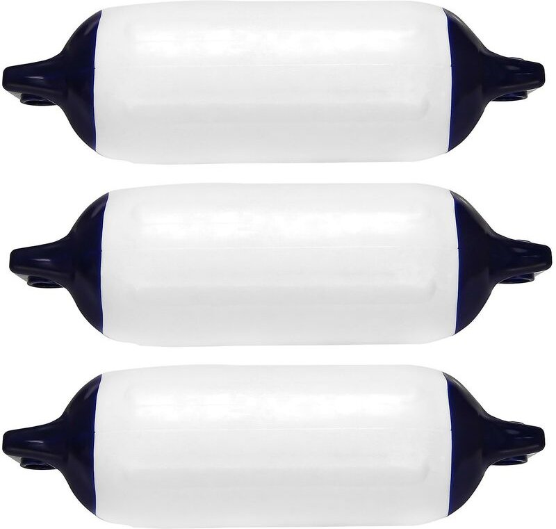 Woosien - 3 Stück Schlauchboot pvc Bootsanker Stoßstange Marineboot für Boot, Segelboot, Cuddy usw. (4,5 x 16 Zoll)