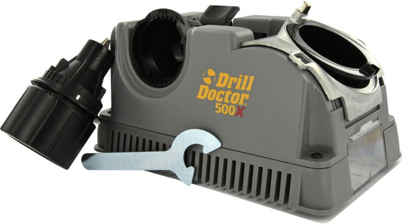 Drill Doctor DD500 Bohrerschärfer ø 2,5 bis 13 mm Schärfen 118° bis 135° konischer Freiraum und Kreuzspitze – Freiwinkel...