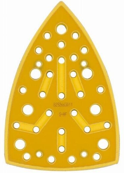 Delta-Tablett 100x152x152 mm Klettverschluss Mirka 32 Löcher medium - 8292663011