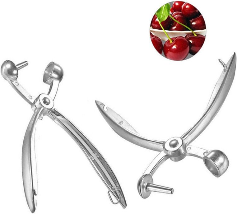 2PCS Kirsche Pitter Olive Pitter Kernels Extractor Trauben Cranberries Extractor Küche Werkzeug Kreative Küche Kirsche C...