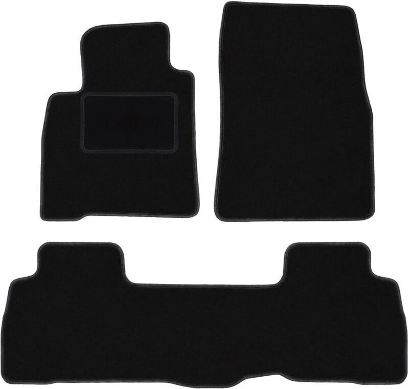 Schwarze Veloursmatten für: Toyota Land Cruiser J200 FL Offroad (2015-)