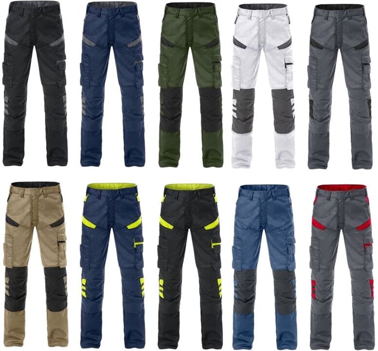 Fristads - 2555 stf Arbeitshose mit mehreren Taschen - 44 (eu) - Schwarz / Gelb