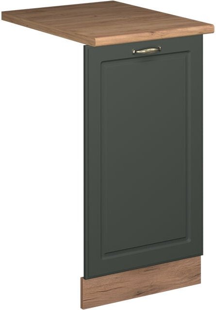 Vicco - Geschirrspülblende Fame-Line, Grün-Gold Landhaus, 45 cm , ap Eiche