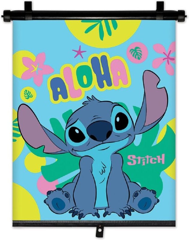 Disney - Lilo & Stitch Rückziehbarer Auto-Sonnenschutz, einfach zu installieren
