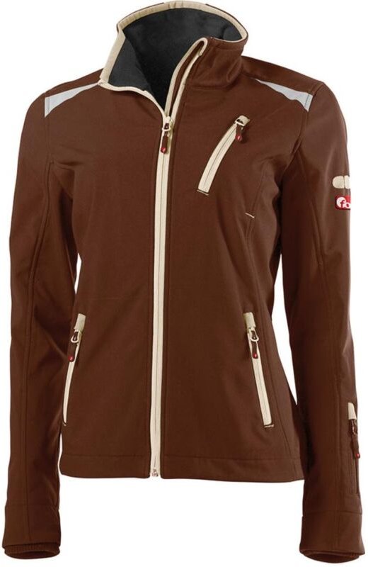 Damen Jacke 24, braun/beige, Gr. s - Fortis