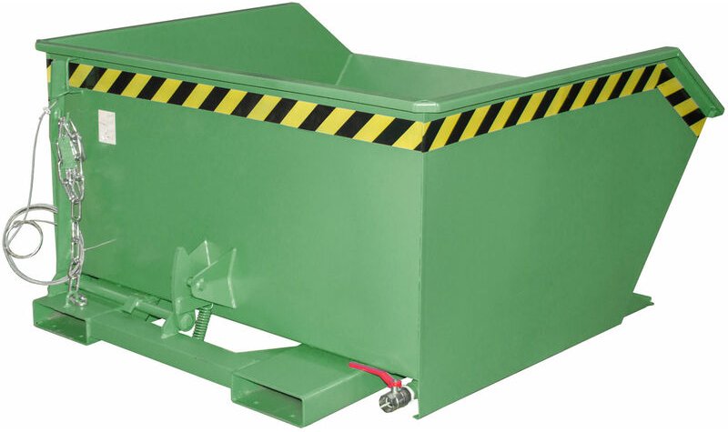 Bauer Spänebehälter SGU 75, lackiert, Resedagrün