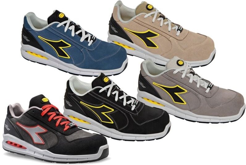 Diadora Run Net Airbox Geox Low S3 SRC Arbeitsschuhe - 38 EU - Blau