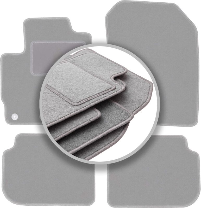 Graue Automatten für: Mitsubishi Colt VII Fließheck (2008-2012)