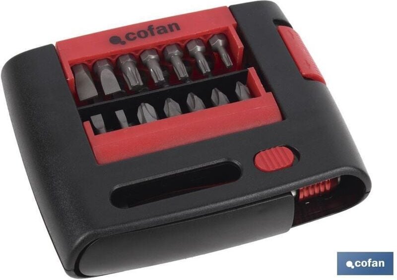 Ph-, Pz-, Torx-, Sl-Adapter-Bit-Set (15-tlg.)