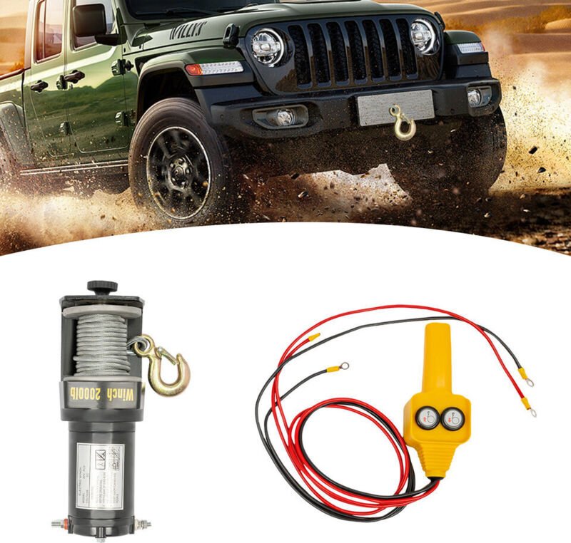 Elektrische Winde, elektrischer Kran, Hebezeug, elektrische Hebevorrichtung, Winde, maximale Tragfähigkeit 900 kg / 1984...