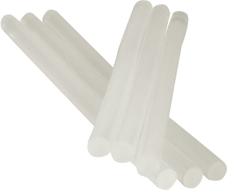 Transparente Klebestifte im 10er-Pack