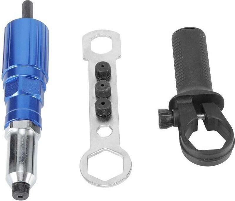 Thumbnail - Nietpistolenkopfaufsatz, Nietbohraufsatz für elektrische Nietbohrer, Bohrer-Umrüstadapter-Einsatzmutter