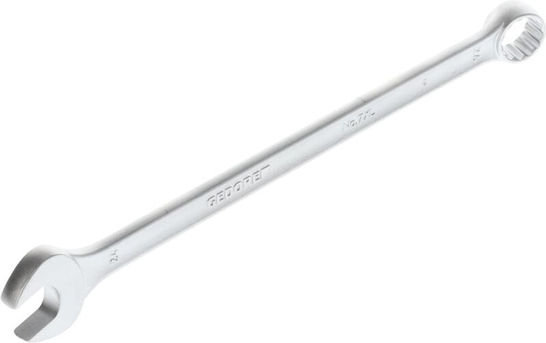 Ringmaulschlüssel 7 xl sw 24 mm Länge 400 mm Form a extra lang CV-Stahl