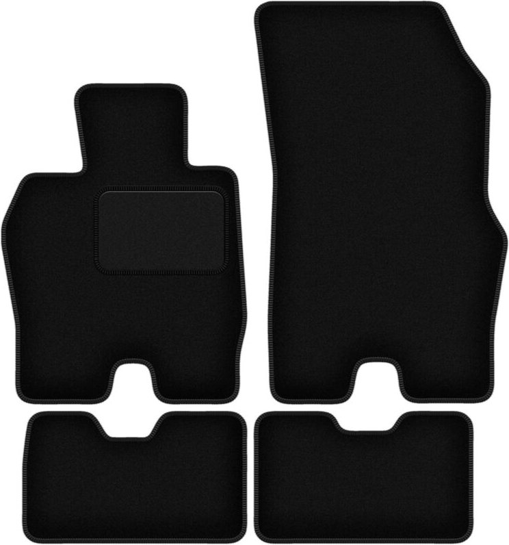 Schwarze Velours-Fußmatten für: BMW i8 L15 Roadster (2018-2022)