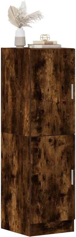 Küchenschrank Räuchereiche 38x41,5x131,5 cm Holzwerkstoff - Vidaxl