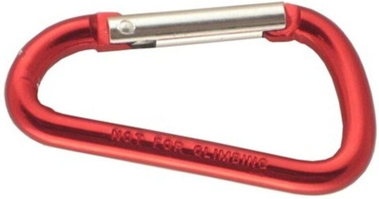 Conacord Karabinerhaken 80 mm Alu rot Karabiner Haken Schnapphaken Schlüssel
