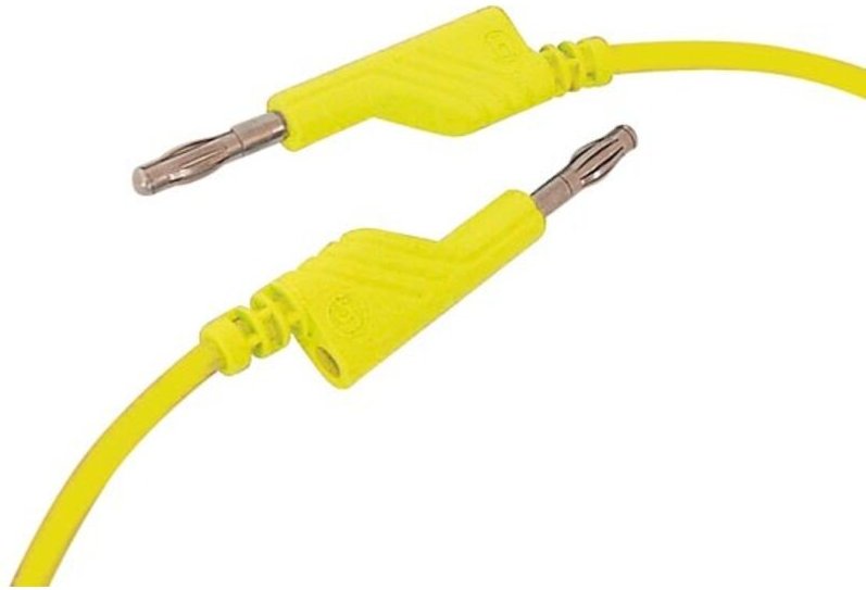 Messleitung 4mm 50cm / gelb (mln-sil / 1)