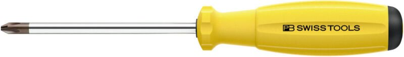 PB Swiss Tools Schraubendreher, für Phillips, mit 2K-SwissGrip-Heft, ESD, Kreuzschlitzgröße 2