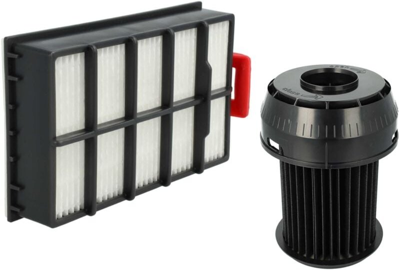 Filter-Set kompatibel mit Bosch bgs roxx x 9404-9404, roxx x 9403-9405 Staubsauger - 2x Filter (HEPA-Filter, Lamellenfil...