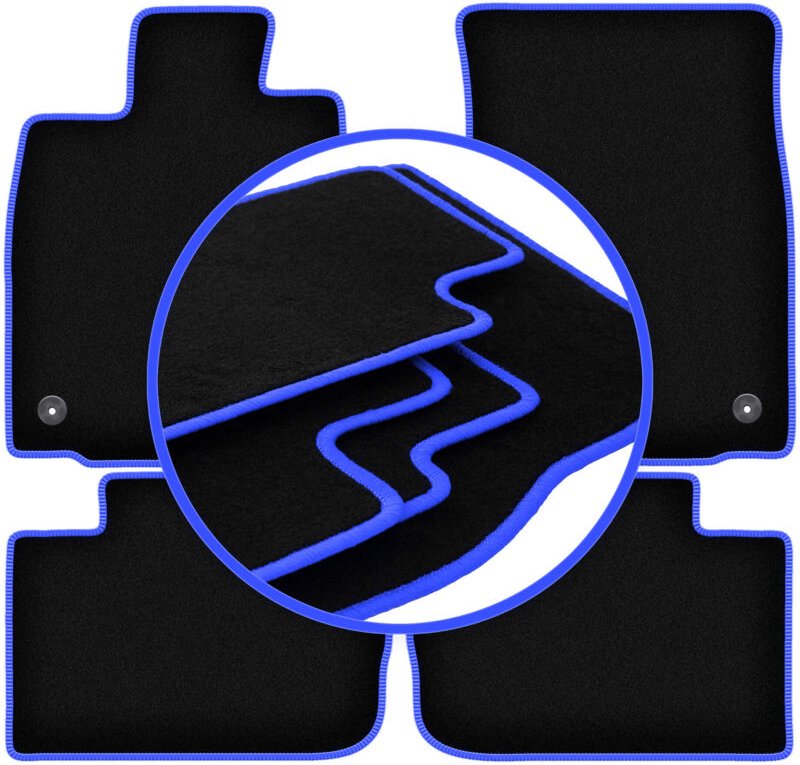 CARLUX-BLUE Autofußmatten für: Lexus IS III Limousine (2013-)
