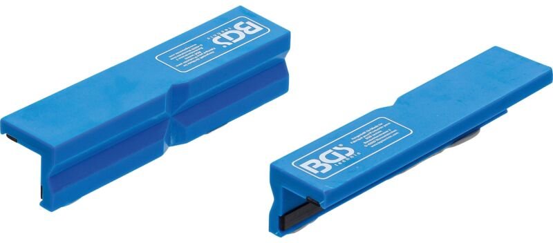 Schraubstock-Schutzbacken Kunststoff Breite 125 mm 2-tlg.