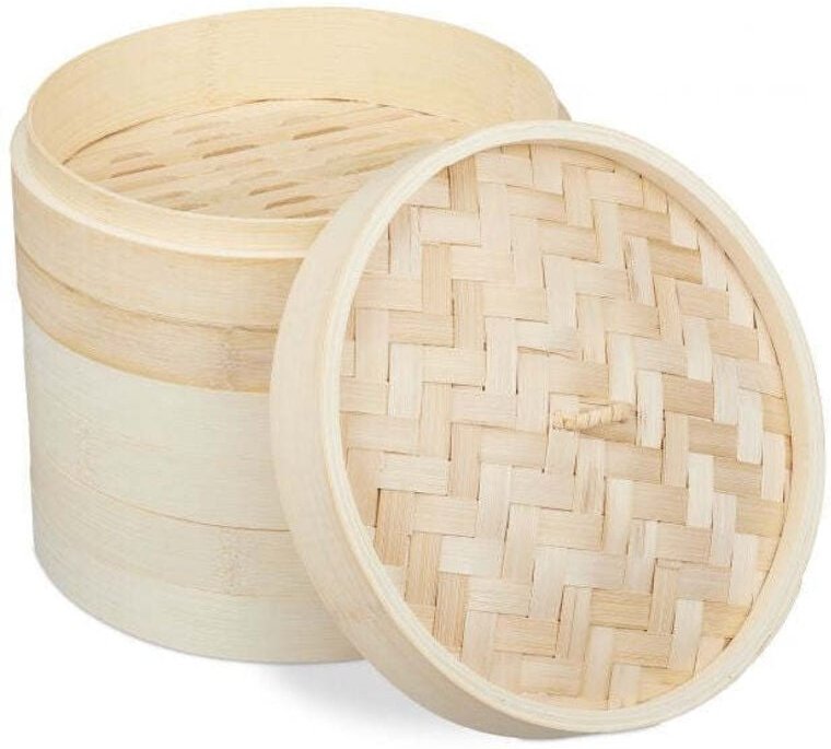 Bamboo steamer 3 tier