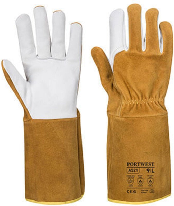 Schweißerhandschuhe TIG Ultra Braun 2XL - Größe 11