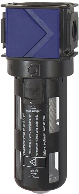 Aktivkohlefilter »variobloc« PC-Behälter, Schutzkorb, bg 2, g 3/4 - Riegler