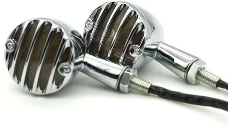 Motorrad Retro Retrofit Led Zaun Blinker Licht Aluminium Legierung Abbiegelicht Schnelles Licht Für
