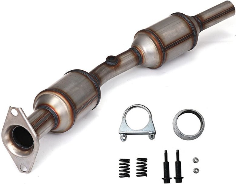 Edelstahl-Katalysator für Toyota Prius 1,5 l 2004–2009, direkte Passform, Drei-Wege-Katalysator, Auspuffrohr, Abgasreini...