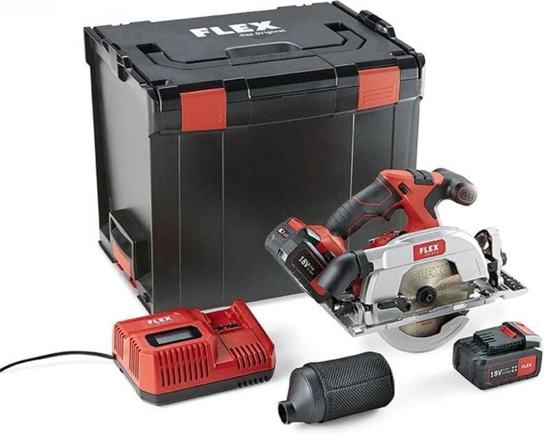 Flex - 18V Kreissäge cs 62 18.0-EC/5.0 Set Akku + Ladegerät + Koffer - 454028