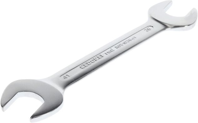 Gedore red Doppelmaulschlüssel, SW 36+41 mm, metrisch, Schraubenschlüssel, Gabelschlüssel, 360 mm lang, R05103641