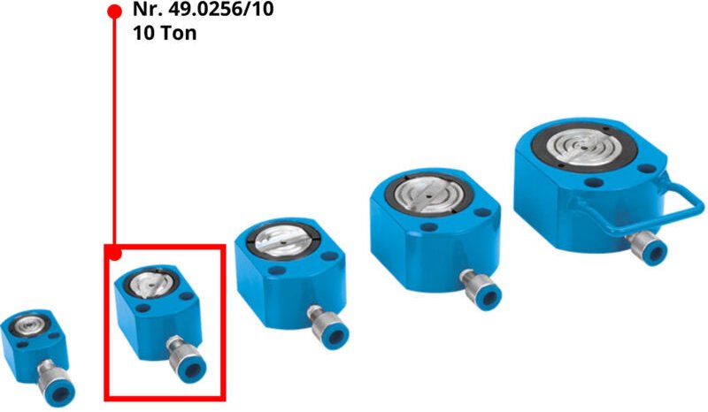 Hydraulischer Wagenheber niedrig 10 Ton Fervi 0256/10